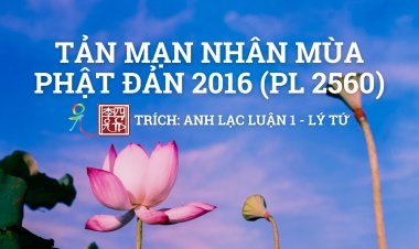Tản Mạn Nhân Mùa Phật Đản 2016 (PL 2560)