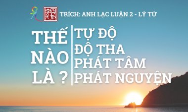 Tự Độ, Độ Tha, Phát Tâm, Phát Nguyện