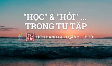 Học Và Hỏi… Trong Tu Tập