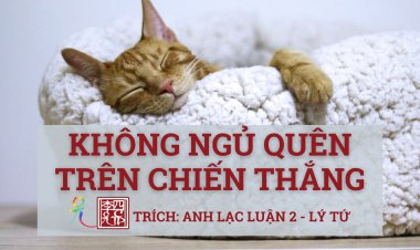 Trí Tuệ Và… Tế Hạnh… Của Người Cư Sĩ… , Không Ngủ Quên Trên Chiến Thắng