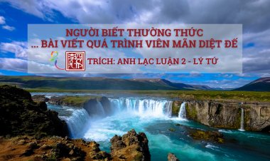 Người Biết Thưởng Thức... Bài Viết, Quá Trình Viên Mãn Diệt Đế