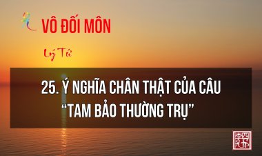 Ý Nghĩa Chân Thật Của Câu Tam Bảo Thường Trụ