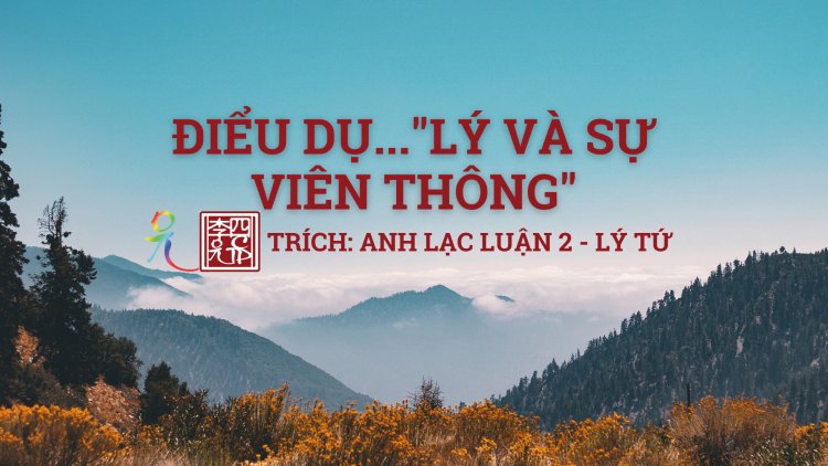 Điểu Dụ… Lý và Sự Viên Thông