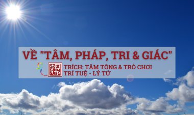 Về Tâm, Pháp, Tri và Giác