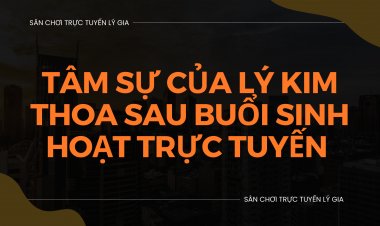 Tâm Sự Của HĐ Sau Buổi SHTT Do SH Lý Tuệ Vinh Làm Chủ Tọa !!!