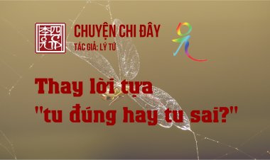 Thay lời Tựa "Tu Đúng Hay Tu Sai?"