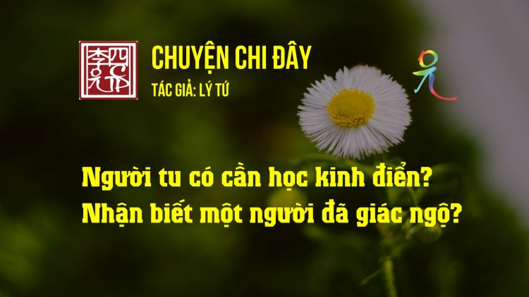 Người Tu Có Cần Học Kinh Điển? Nhận Biết Một Người Đã Giác Ngộ?