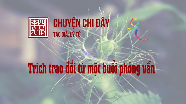 Trích Trao Đổi Từ Một Buổi Phỏng Vấn