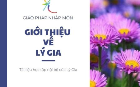 Thay Lời Tựa: Lý Gia Học Tập