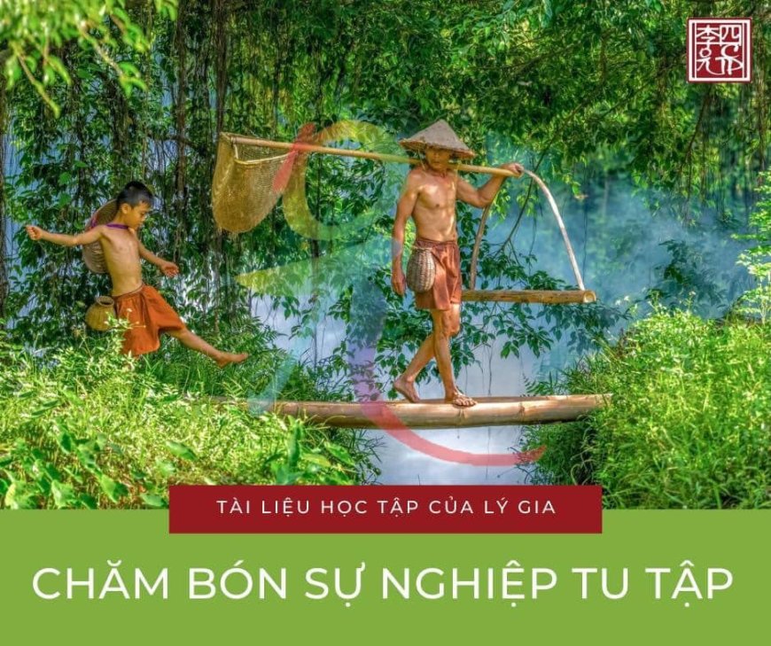 Chăm Bón Sự Nghiệp Tu Tập