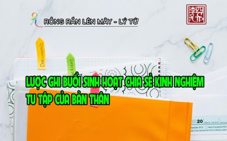 Lược Ghi Buổi Sinh Hoạt Chia Sẻ Kinh Nghiệm Tu Tập Của Bản Thân